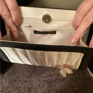 All silk evening bag
